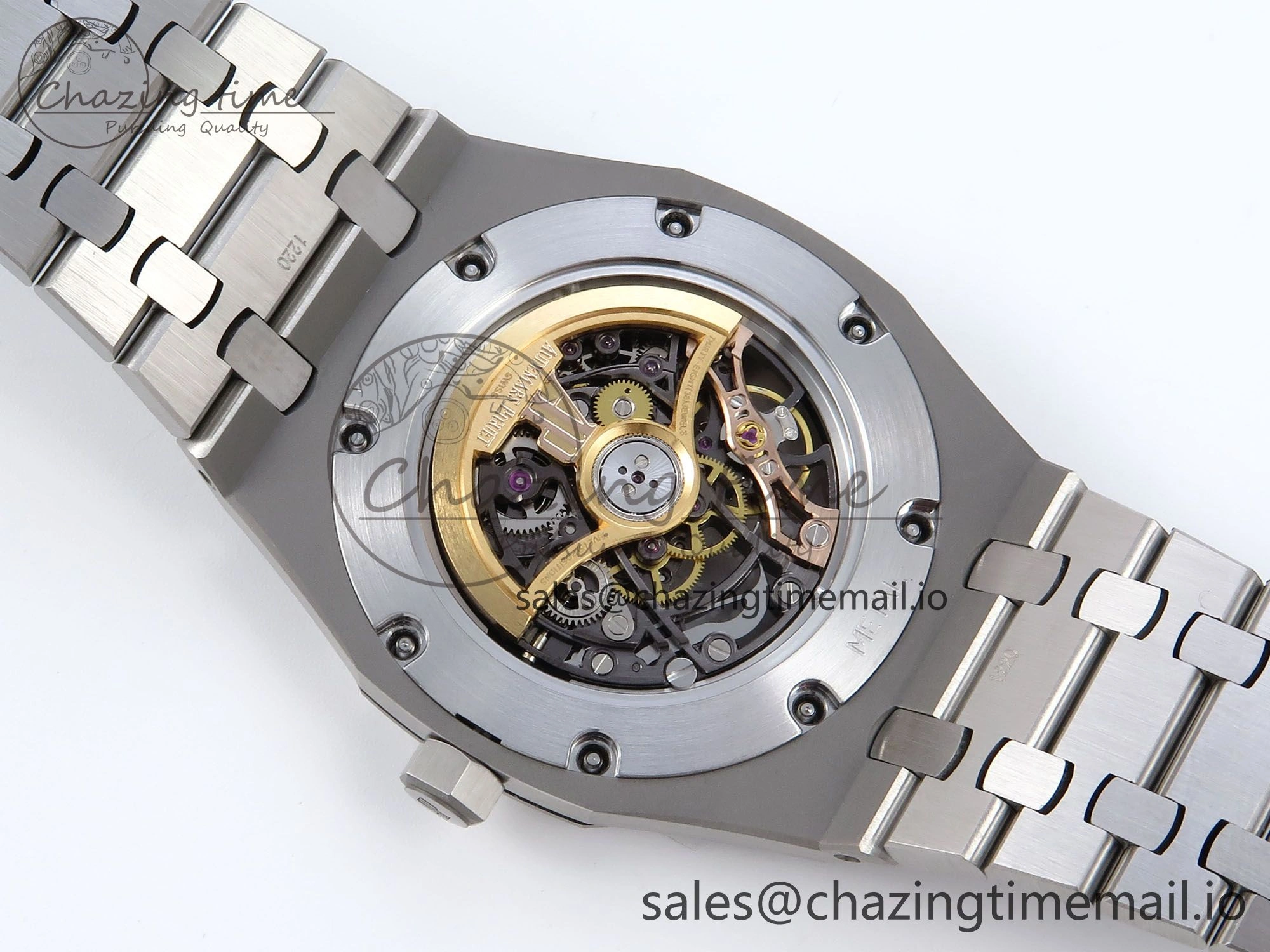 Royal Oak 41mm Openworked 15407 SS THBF 1:1 Best Edition on SS Bracelet SA3132 V2