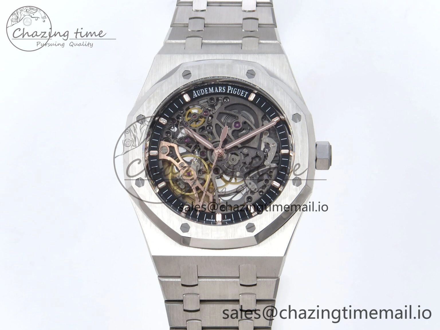 Royal Oak 41mm Openworked 15407 SS THBF 1:1 Best Edition on SS Bracelet SA3132 V2