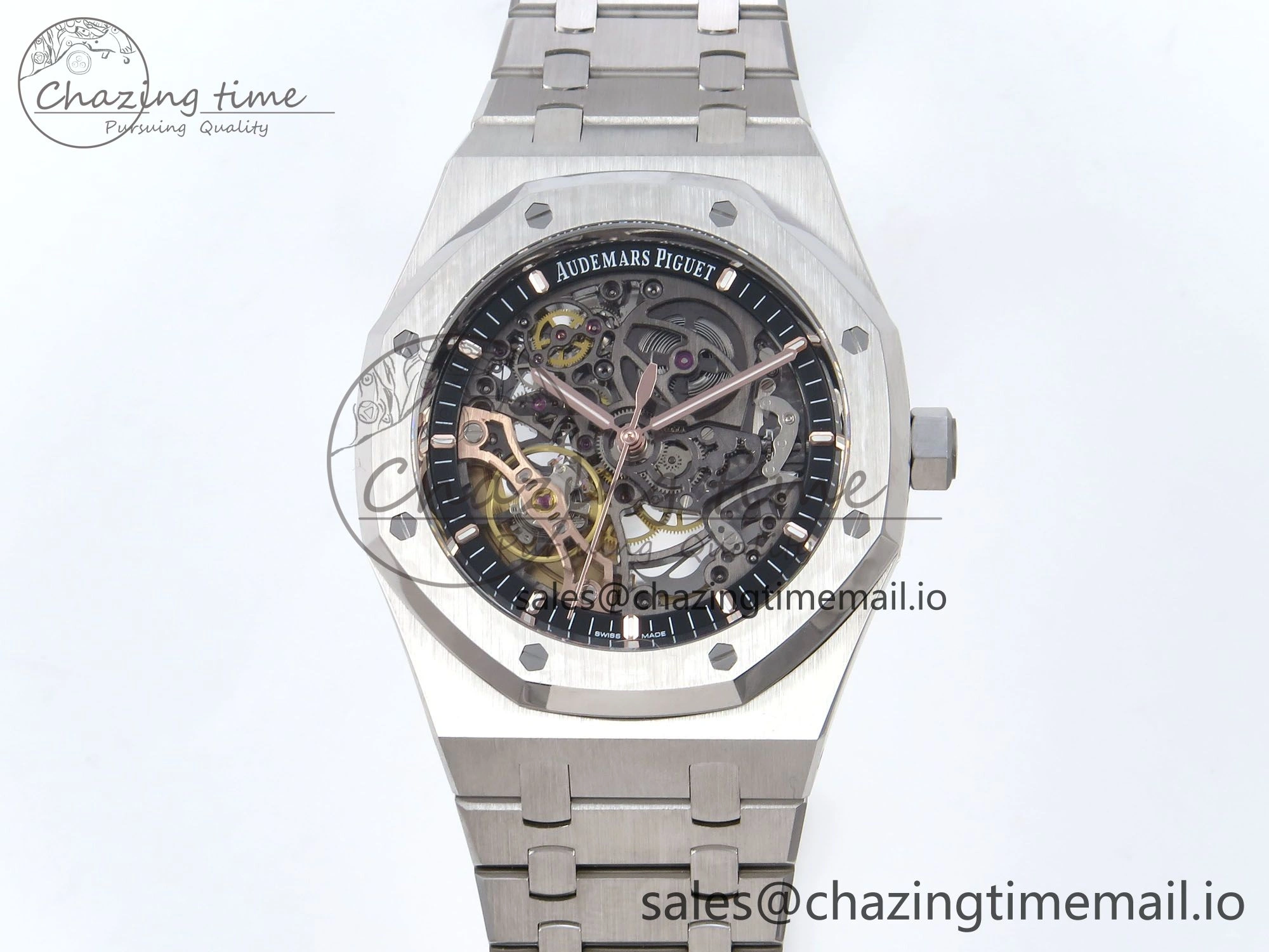 Royal Oak 41mm Openworked 15407 SS THBF 1:1 Best Edition on SS Bracelet SA3132 V2