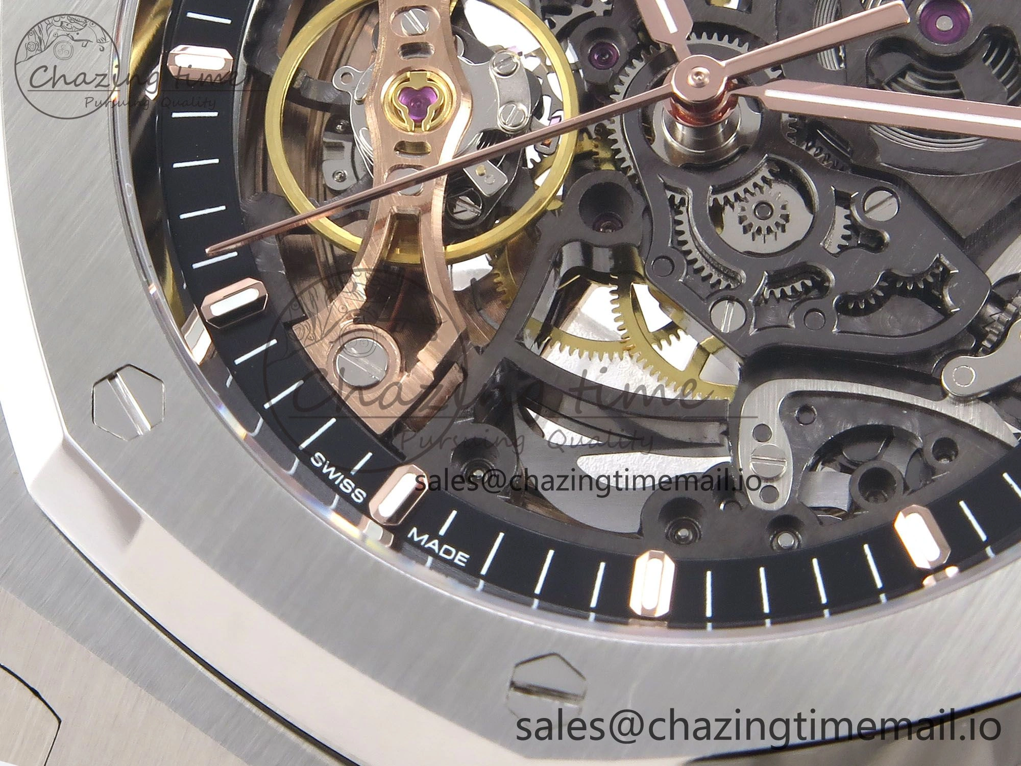 Royal Oak 41mm Openworked 15407 SS THBF 1:1 Best Edition on SS Bracelet SA3132