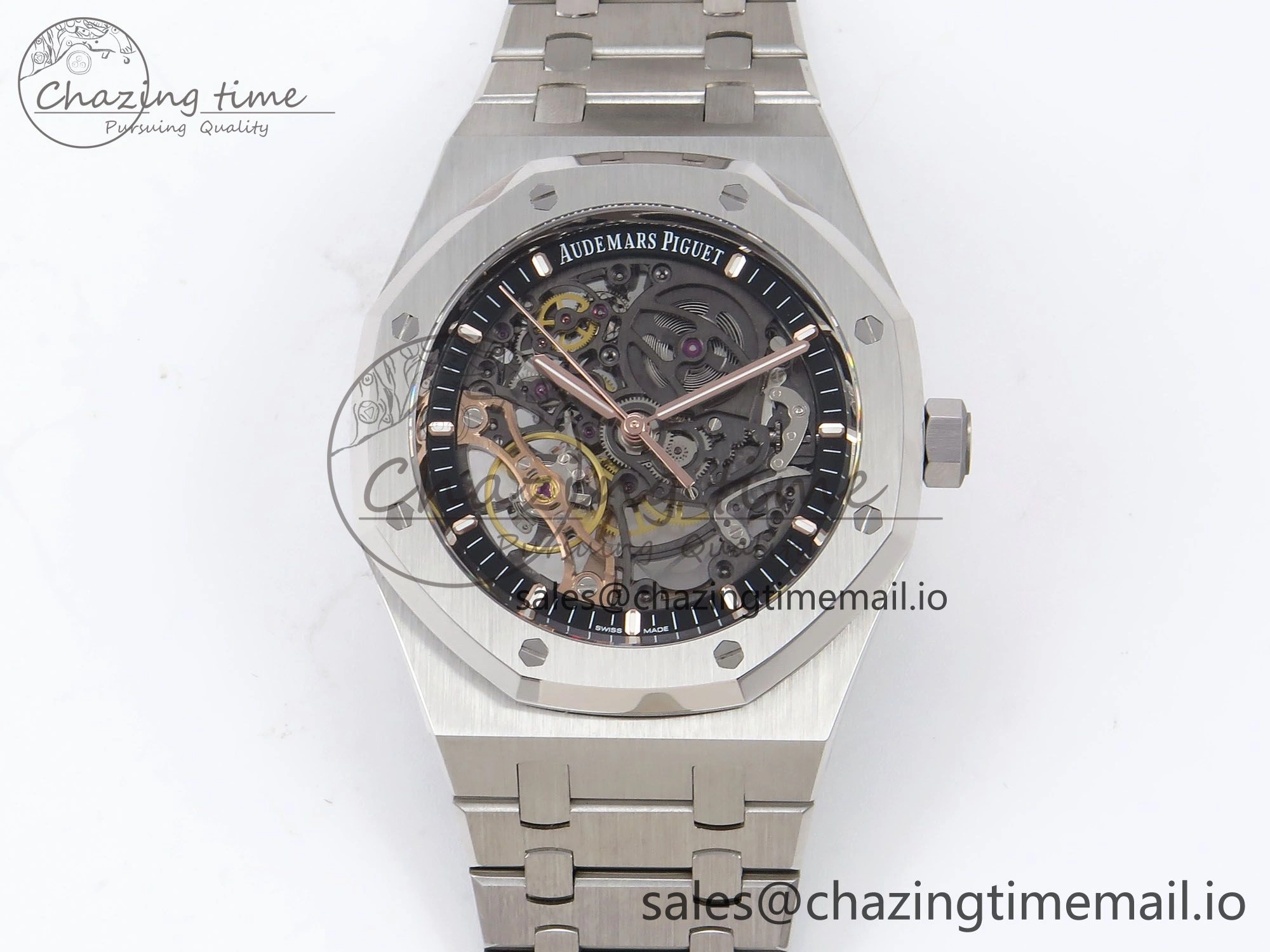 Royal Oak 41mm Openworked 15407 SS THBF 1:1 Best Edition on SS Bracelet SA3132
