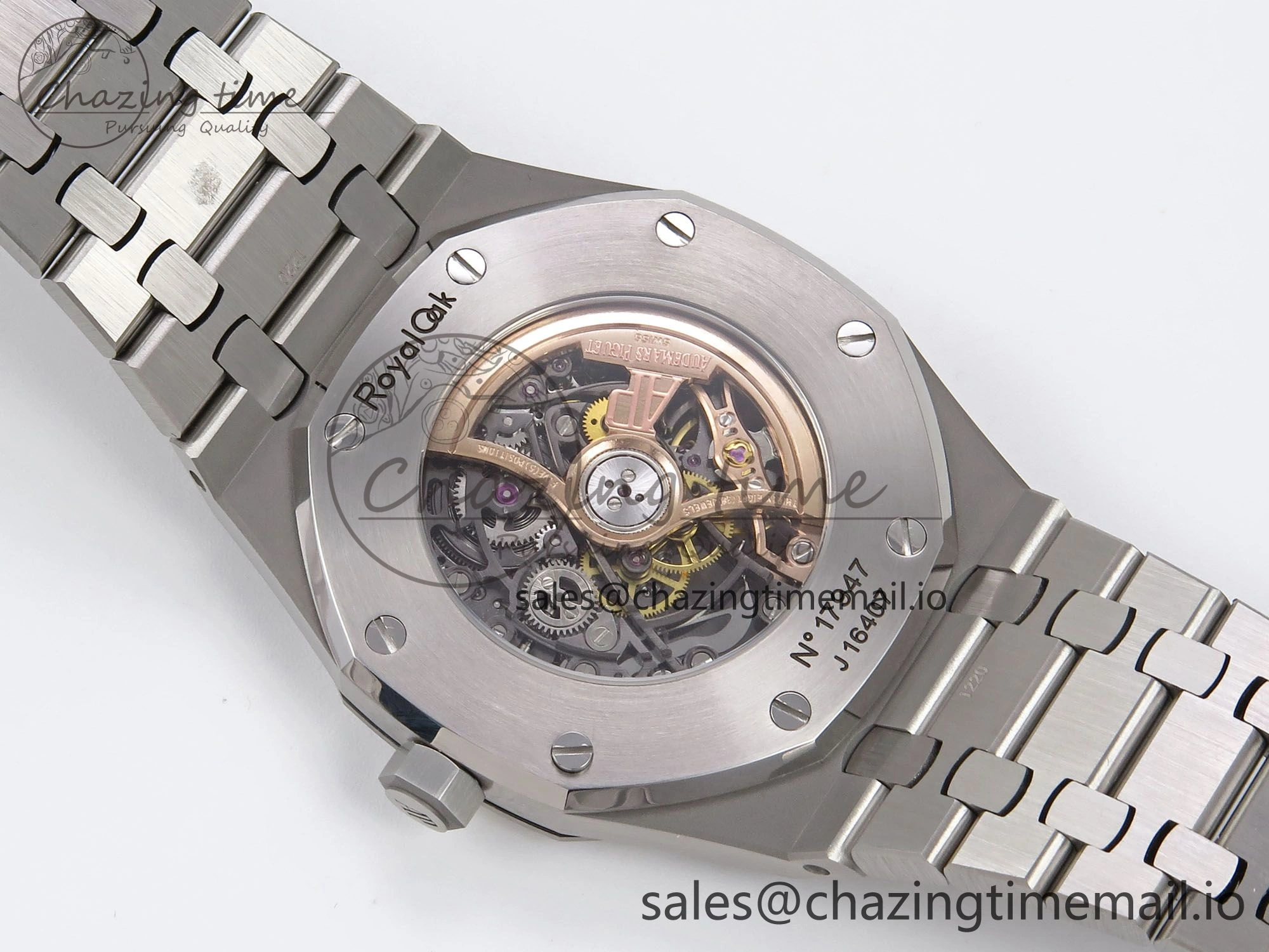 Royal Oak 41mm Openworked 15407 SS THBF 1:1 Best Edition on SS Bracelet SA3132