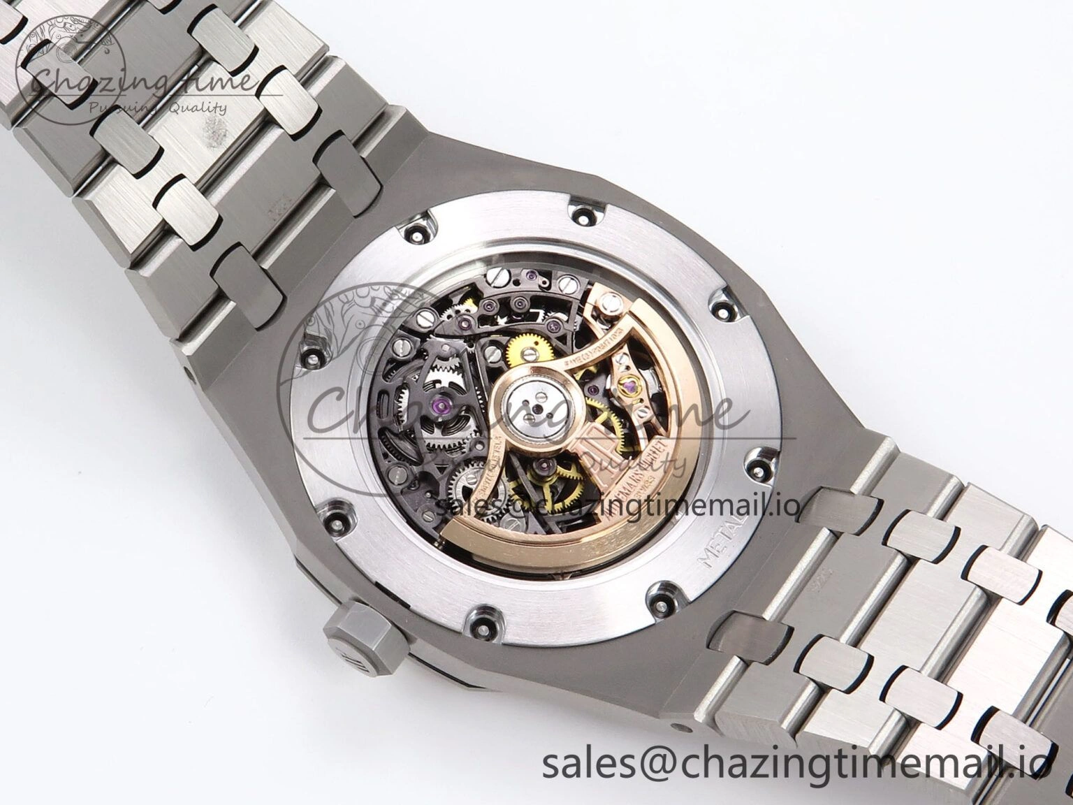 Royal Oak 41mm Openworked 15407 SS THBF 1:1 Best Edition on SS Bracelet SA3132