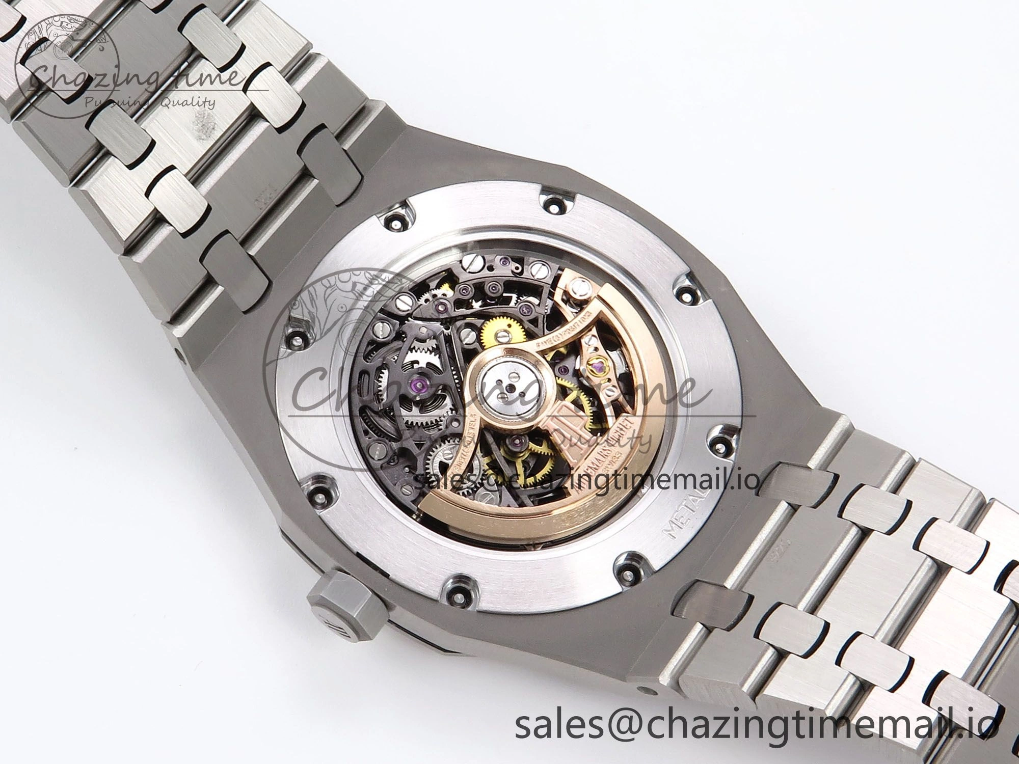 Royal Oak 41mm Openworked 15407 SS THBF 1:1 Best Edition on SS Bracelet SA3132