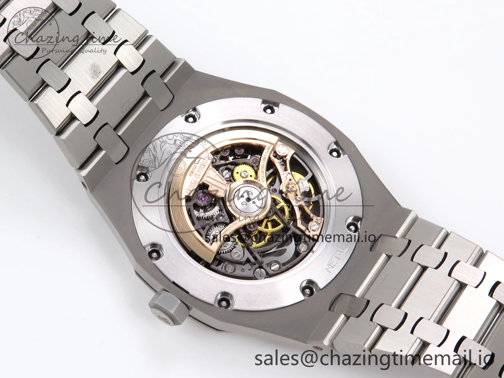 Royal Oak 41mm Openworked 15407 SS THBF 1:1 Best Edition on SS Bracelet SA3132