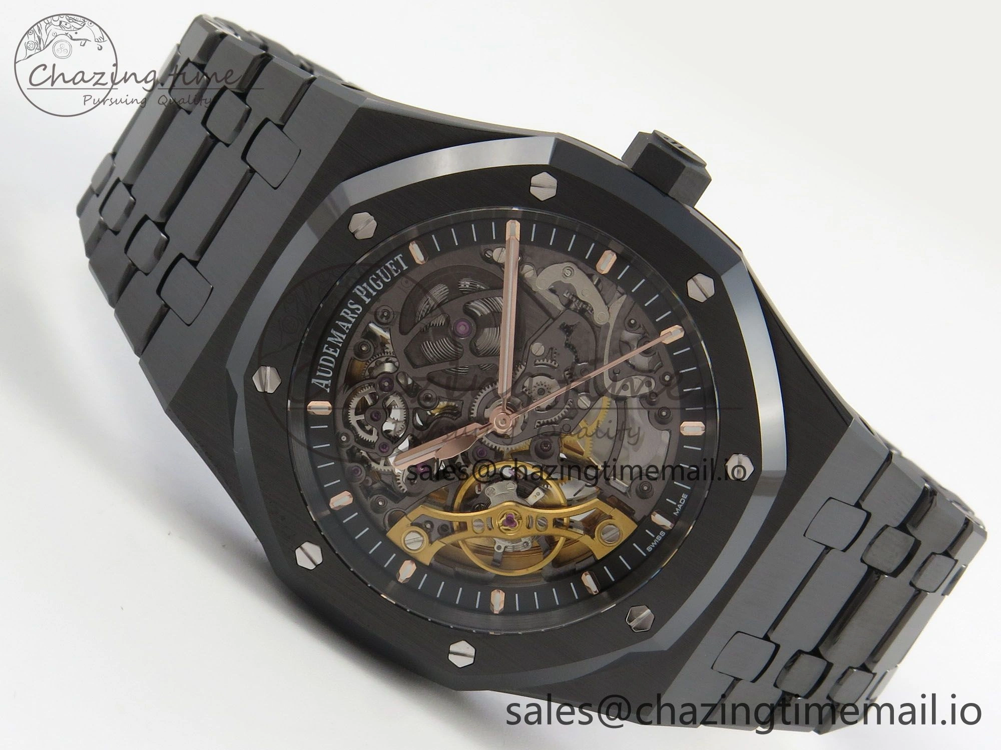 Royal Oak 41mm Openworked Ceramic 15416CE THBF 1:1 Best Edition on Ceramic Bracelet SA3132 V2
