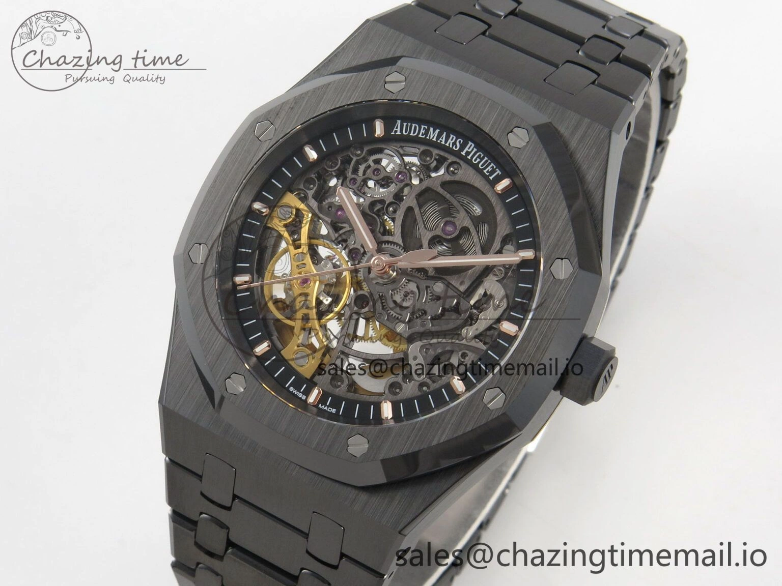 Royal Oak 41mm Openworked Ceramic 15416CE THBF 1:1 Best Edition on Ceramic Bracelet SA3132 V2