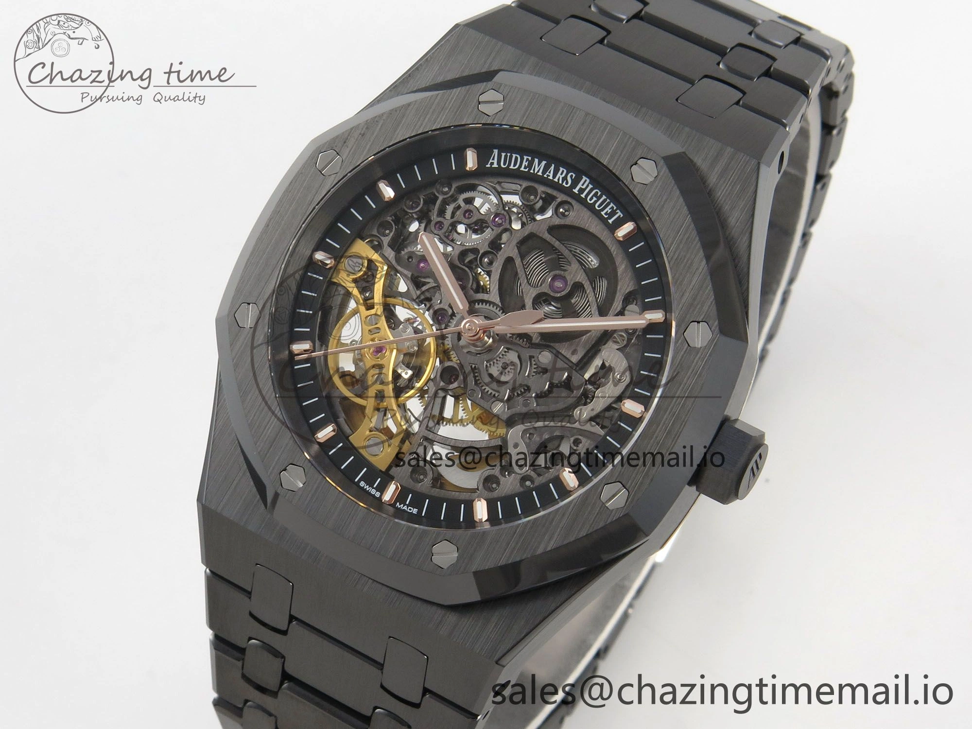 Royal Oak 41mm Openworked Ceramic 15416CE THBF 1:1 Best Edition on Ceramic Bracelet SA3132 V2