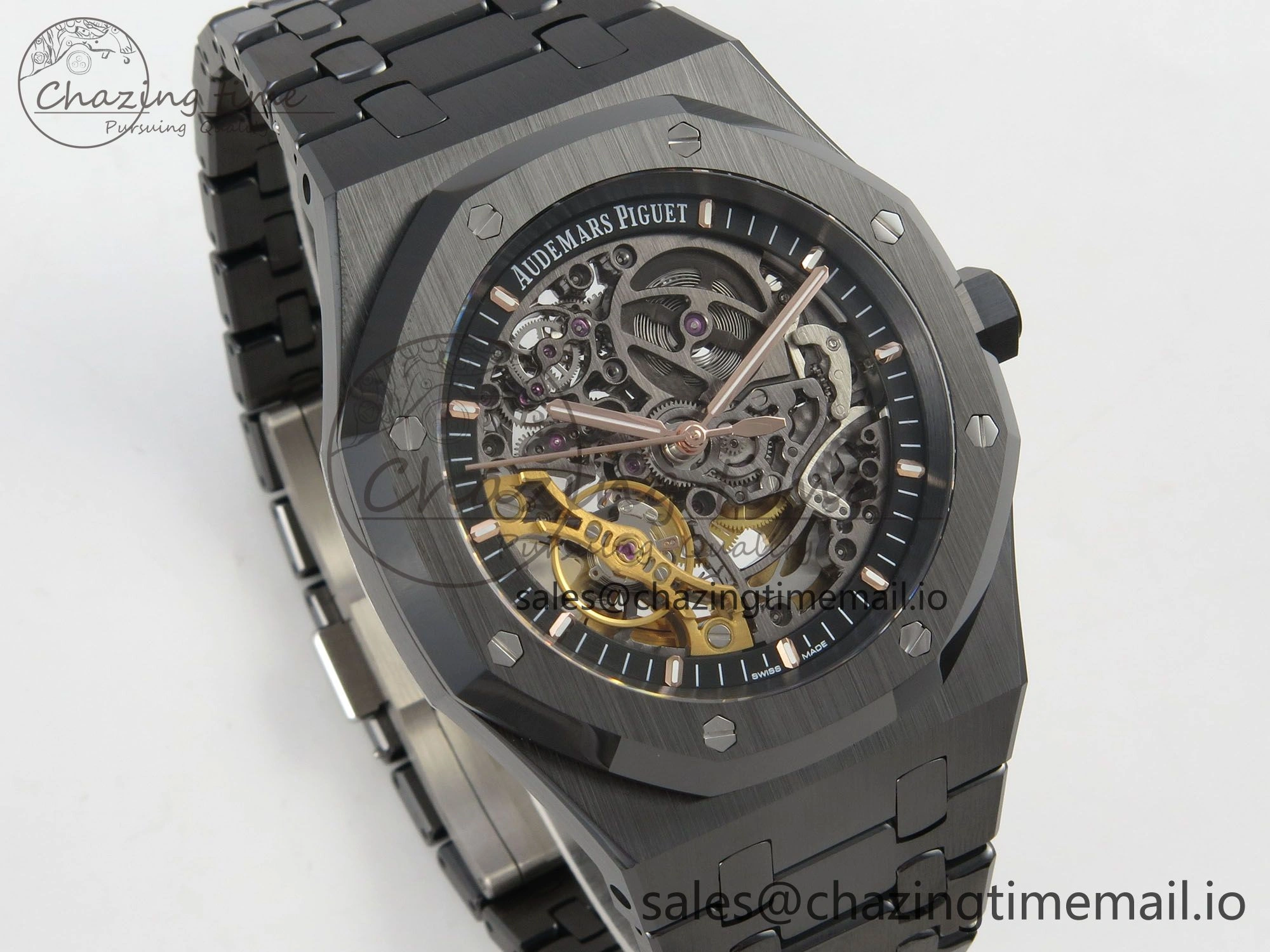 Royal Oak 41mm Openworked Ceramic 15416CE THBF 1:1 Best Edition on Ceramic Bracelet SA3132 V2