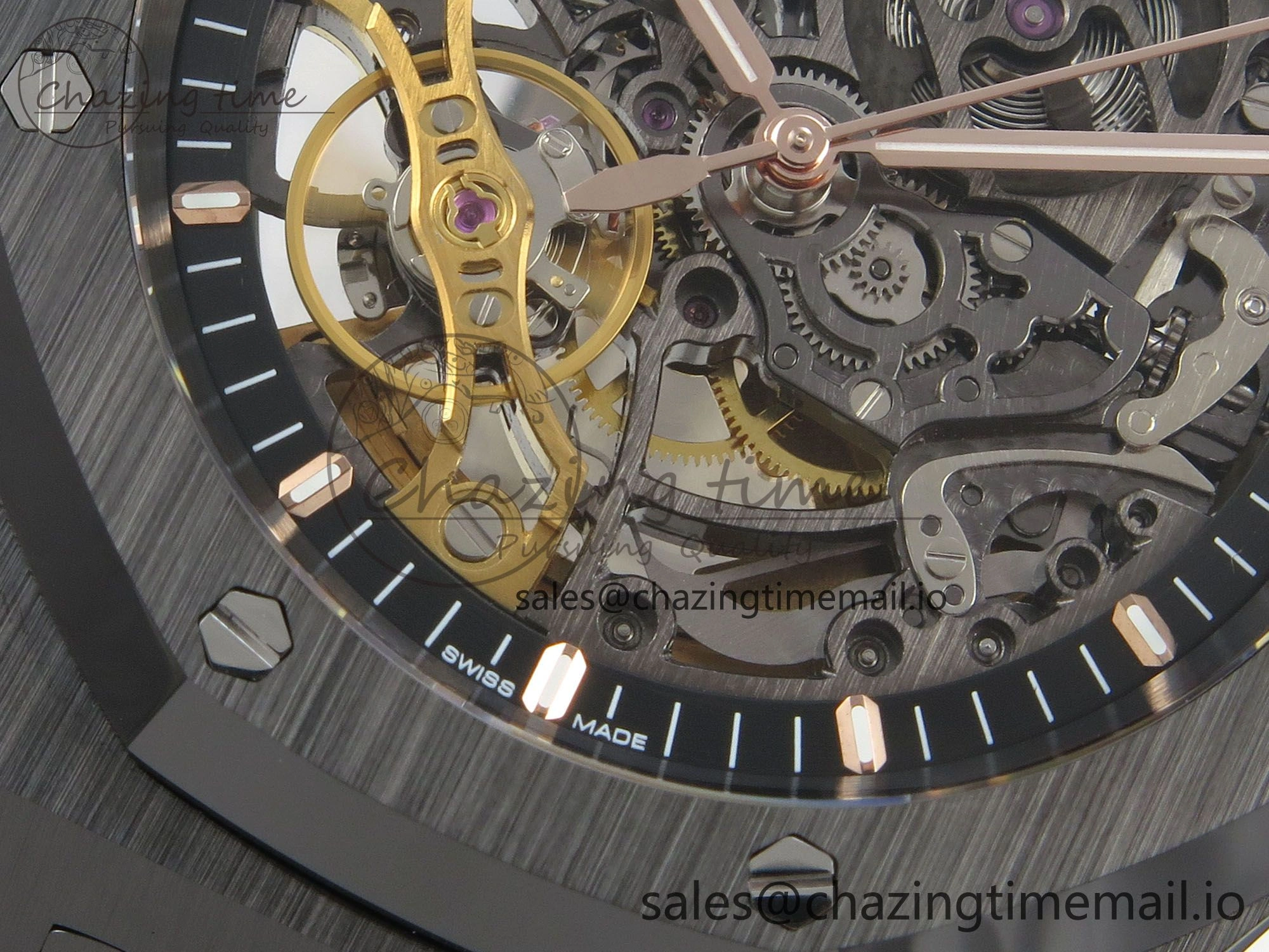 Royal Oak 41mm Openworked Ceramic 15416CE THBF 1:1 Best Edition on Ceramic Bracelet SA3132 V2