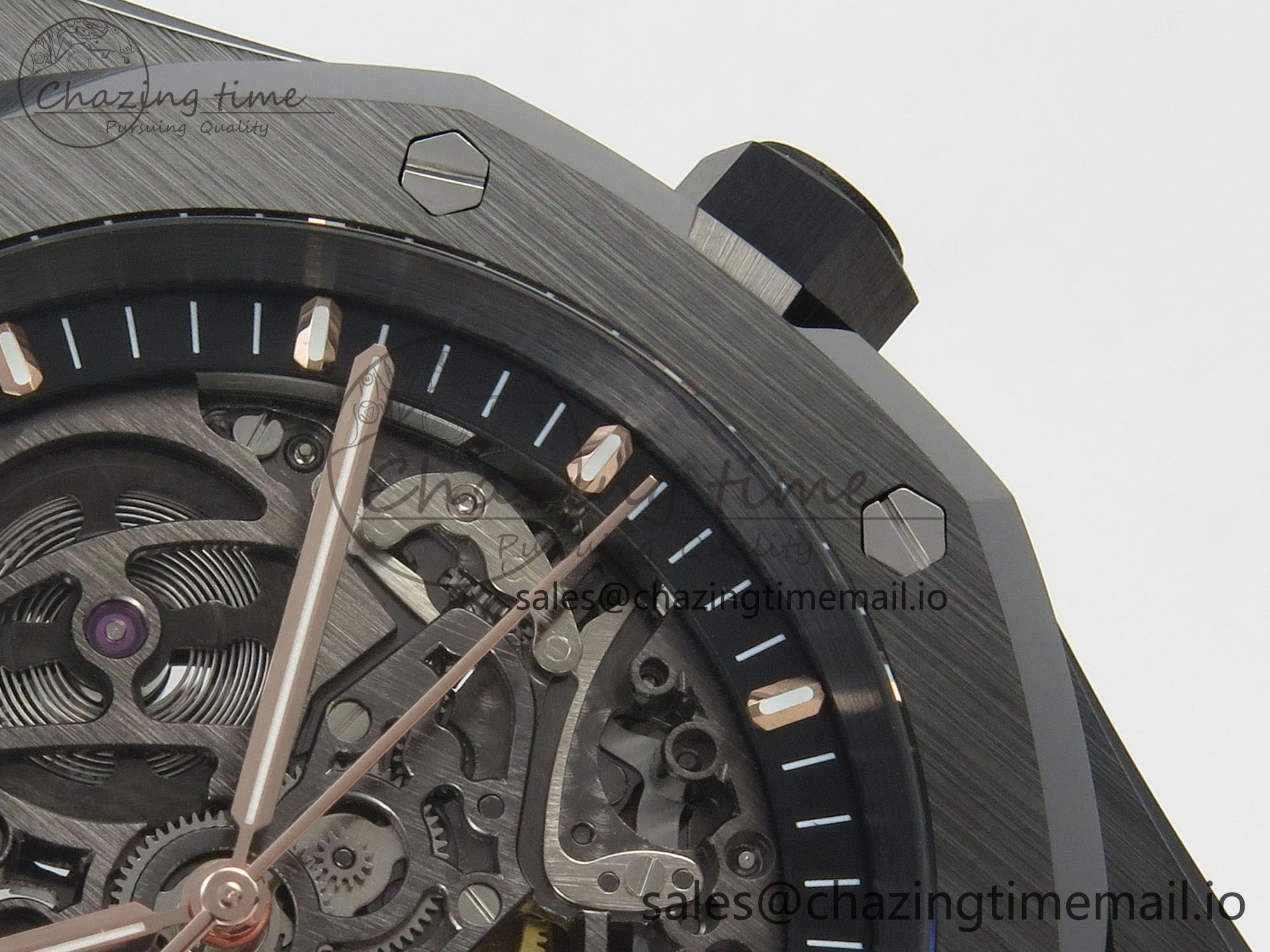Royal Oak 41mm Openworked Ceramic 15416CE THBF 1:1 Best Edition on Ceramic Bracelet SA3132 V2