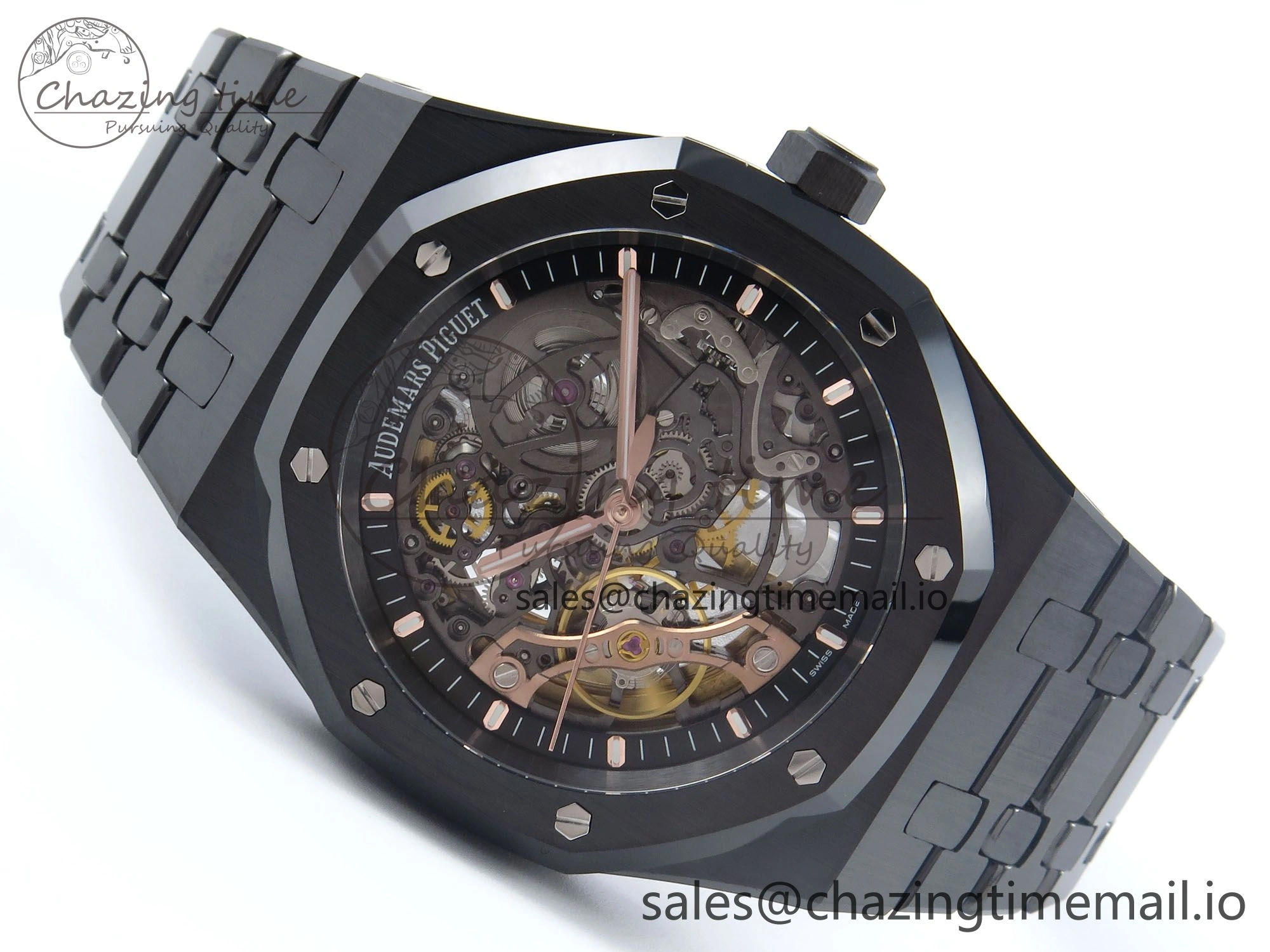 Royal Oak 41mm Openworked Ceramic 15416CE THBF 1:1 Best Edition on Ceramic Bracelet SA3132 V2