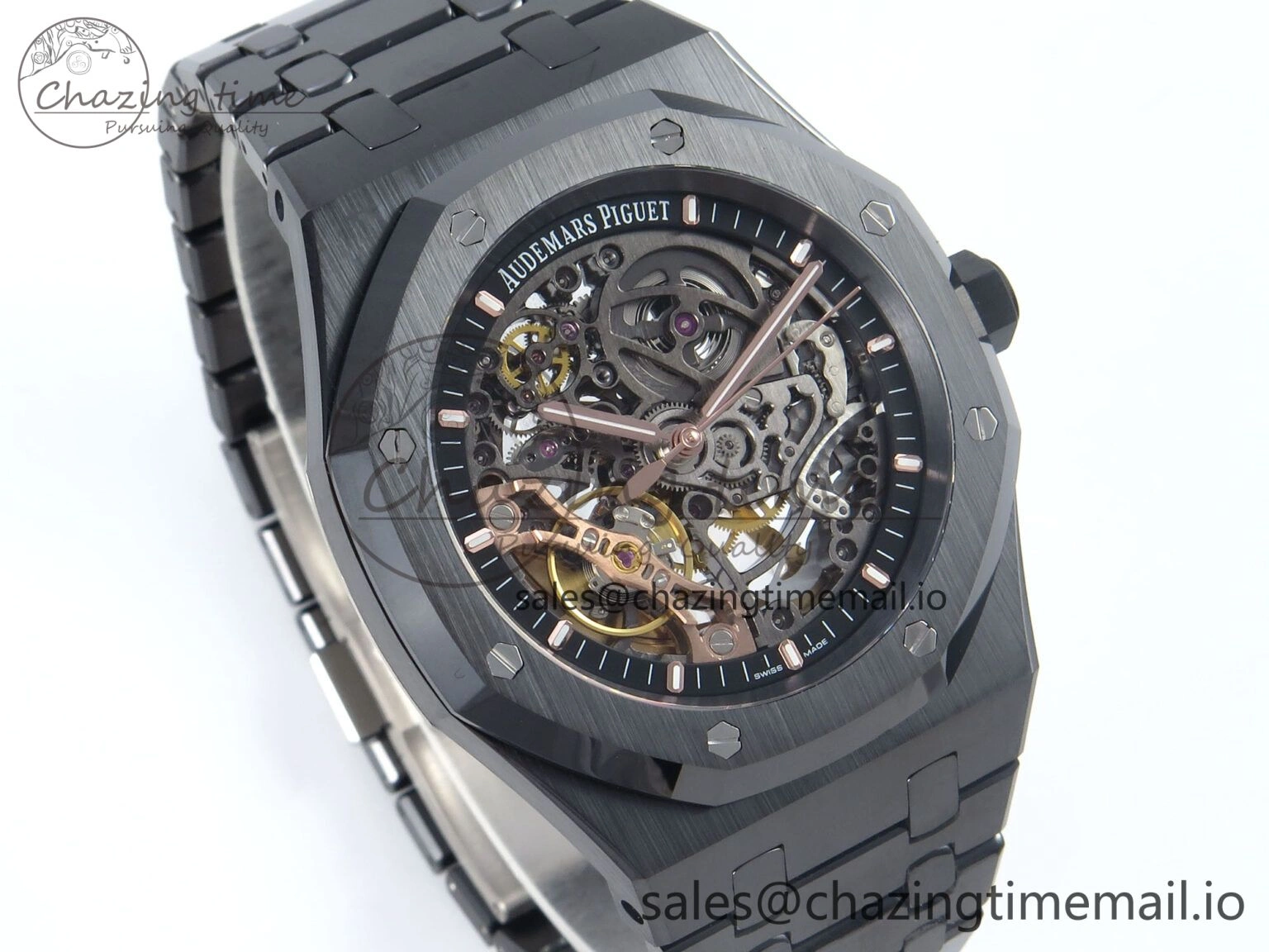 Royal Oak 41mm Openworked Ceramic 15416CE THBF 1:1 Best Edition on Ceramic Bracelet SA3132 V2
