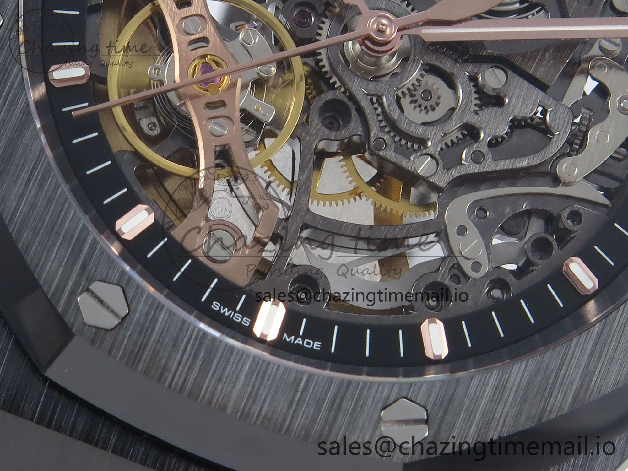 Royal Oak 41mm Openworked Ceramic 15416CE THBF 1:1 Best Edition on Ceramic Bracelet SA3132 V2