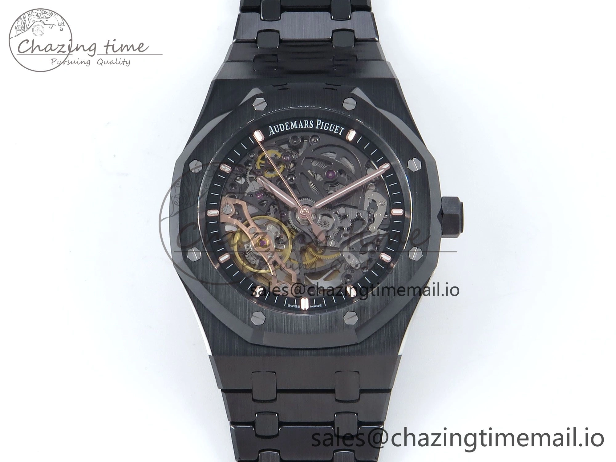 Royal Oak 41mm Openworked Ceramic 15416CE THBF 1:1 Best Edition on Ceramic Bracelet SA3132 V2