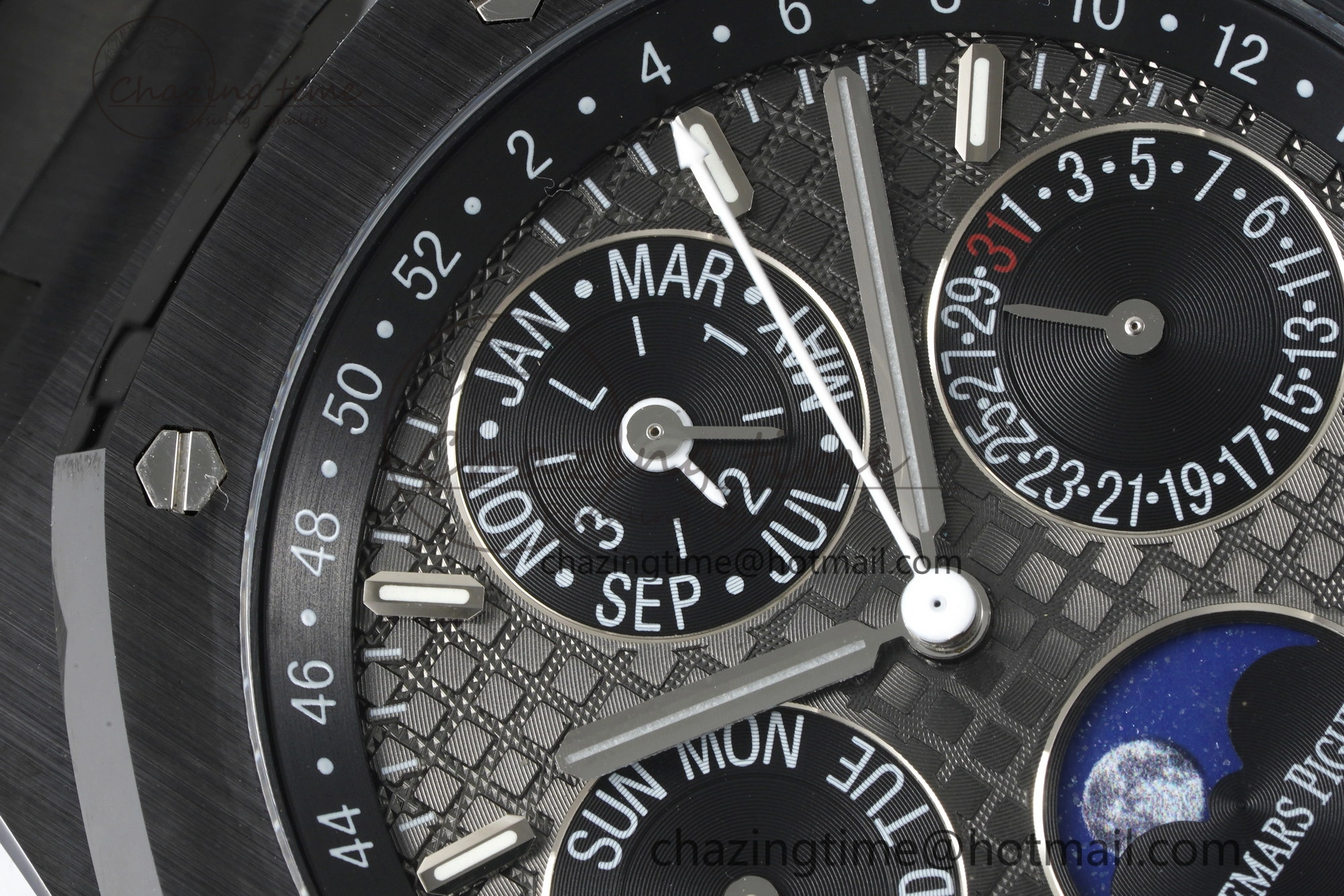 Royal Oak 41mm Perpetual Calendar Black Ceramic APSF1:1 Best Edition Black Dial on Ceramic Bracelet A5134