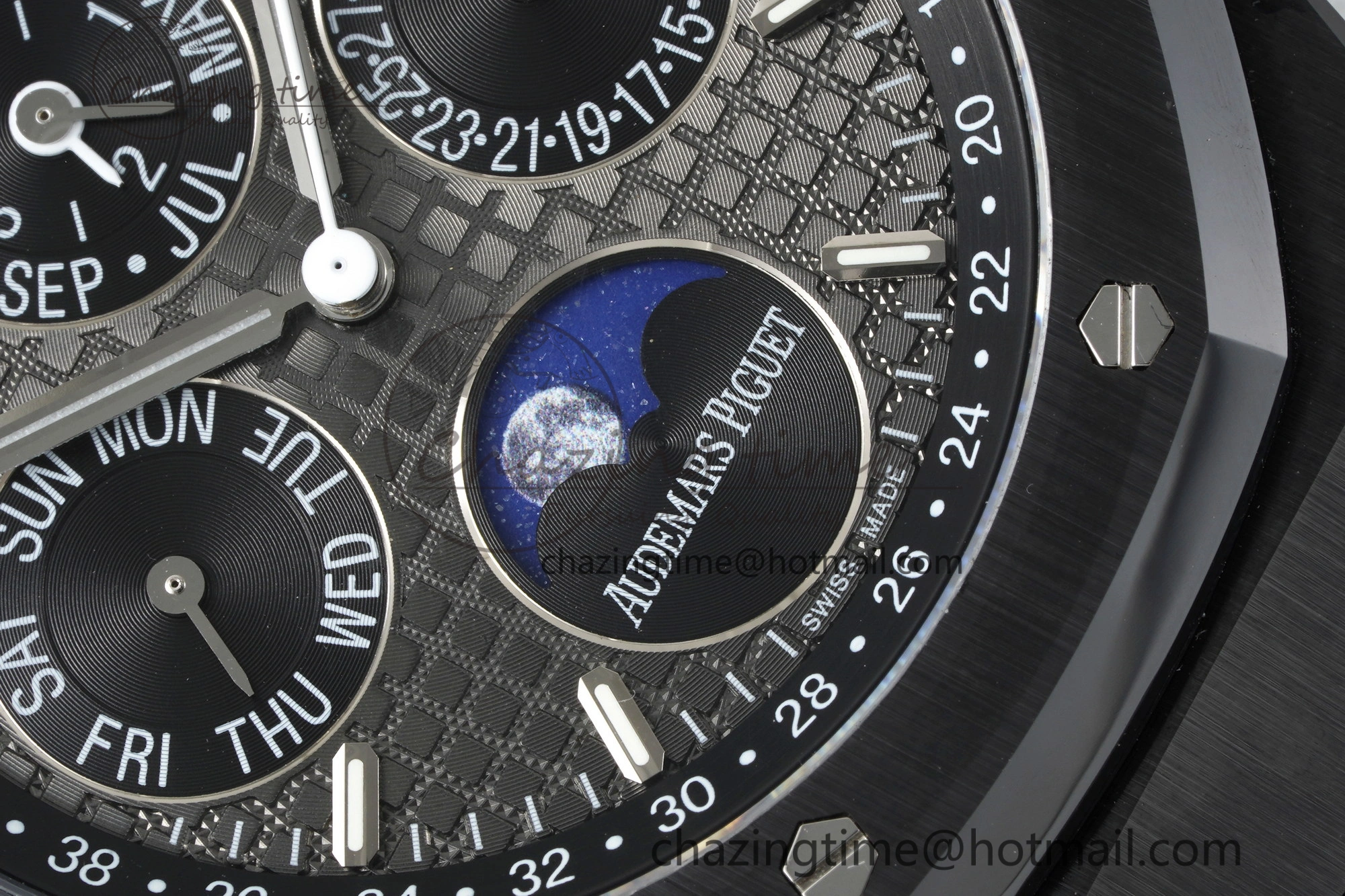 Royal Oak 41mm Perpetual Calendar Black Ceramic APSF1:1 Best Edition Black Dial on Ceramic Bracelet A5134