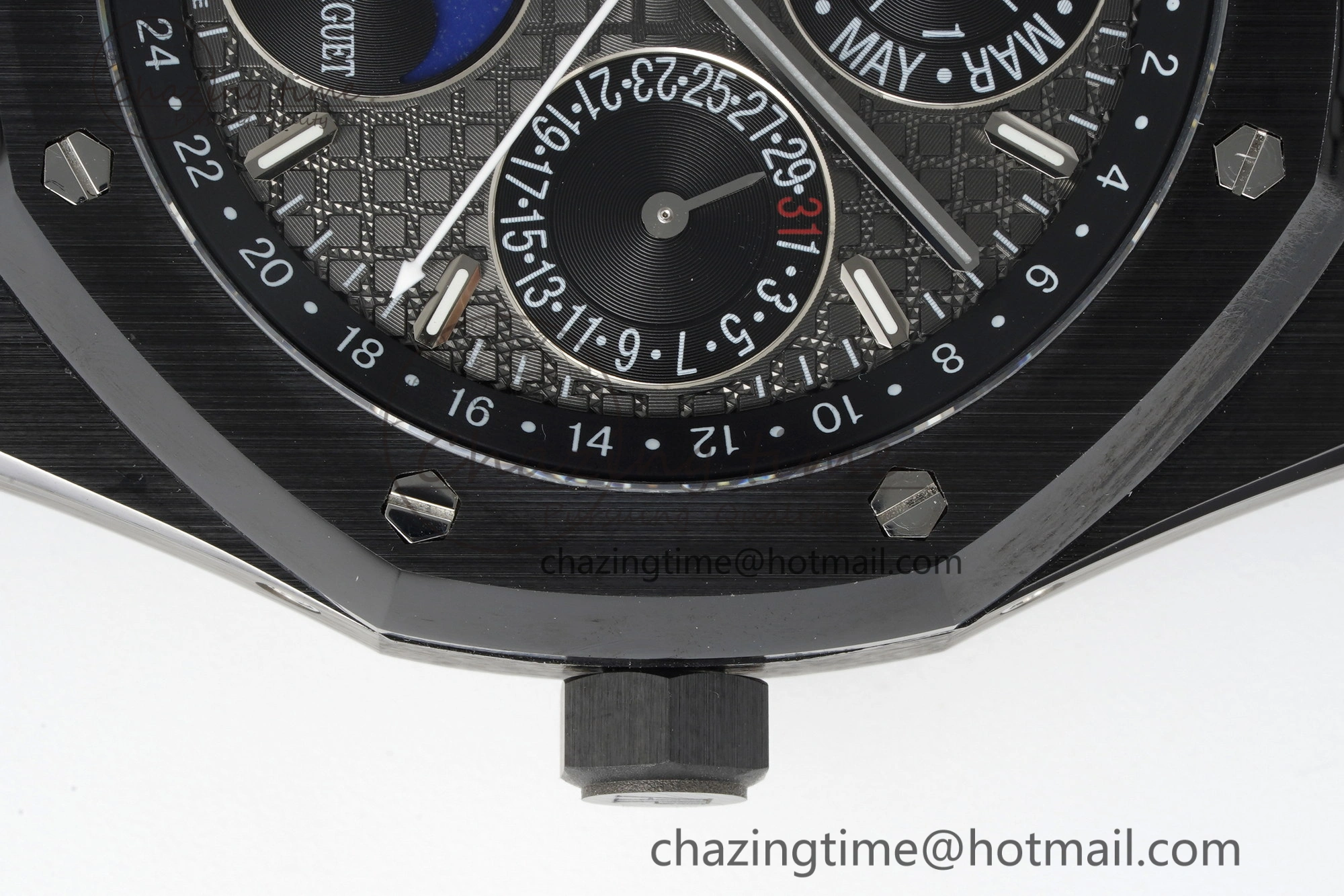 Royal Oak 41mm Perpetual Calendar Black Ceramic APSF1:1 Best Edition Black Dial on Ceramic Bracelet A5134