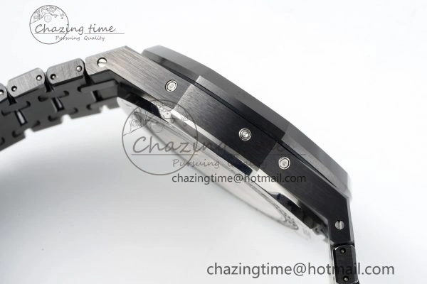 Royal Oak 41mm Perpetual Calendar Black Ceramic APSF1:1 Best Edition Black Dial on Ceramic Bracelet A5134
