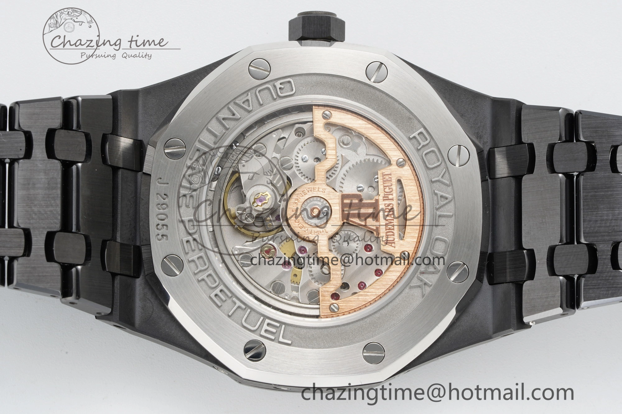 Royal Oak 41mm Perpetual Calendar Black Ceramic APSF1:1 Best Edition Black Dial on Ceramic Bracelet A5134