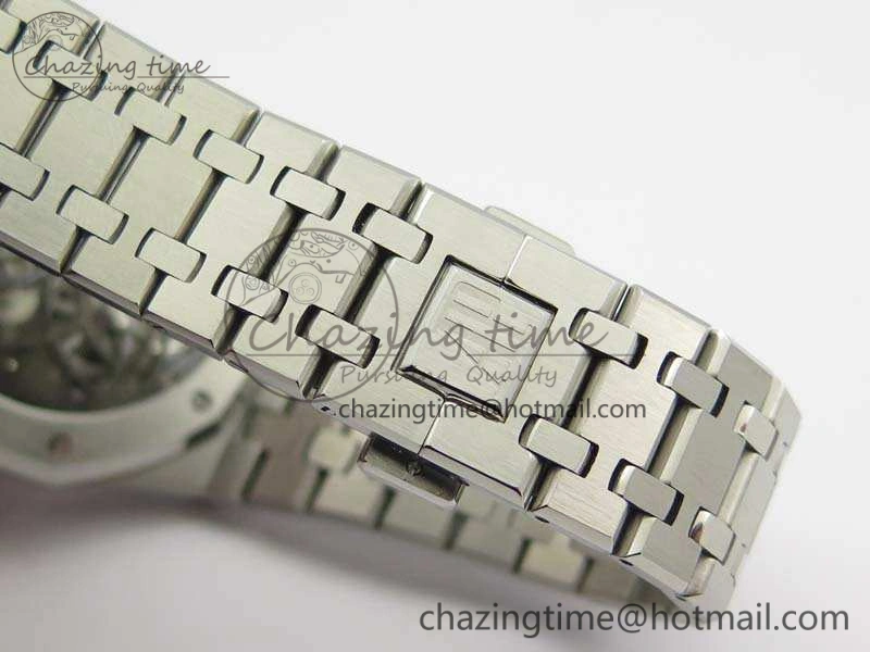 Royal Oak 41mm SS CY Best Edition Skeleton Dial On SS Bracelet FLYING TOURBY