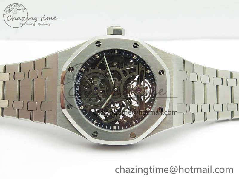 Royal Oak 41mm SS CY Best Edition Skeleton Dial On SS Bracelet FLYING TOURBY