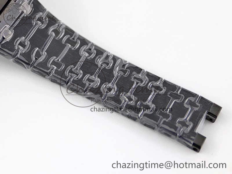Royal Oak 41mm Tourbillon DLC R8 Best Edition Black Dial on DLC Bracelet V2