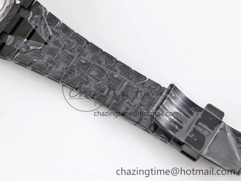 Royal Oak 41mm Tourbillon DLC R8 Best Edition Black Dial on DLC Bracelet V2