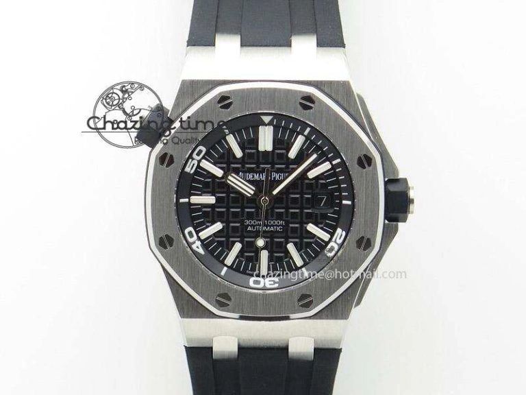 Royal Oak 41mm Tourbillon SS Black Dial on SS Bracelet