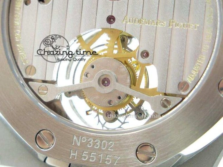 Royal Oak 41mm Tourbillon SS Black Dial on SS Bracelet