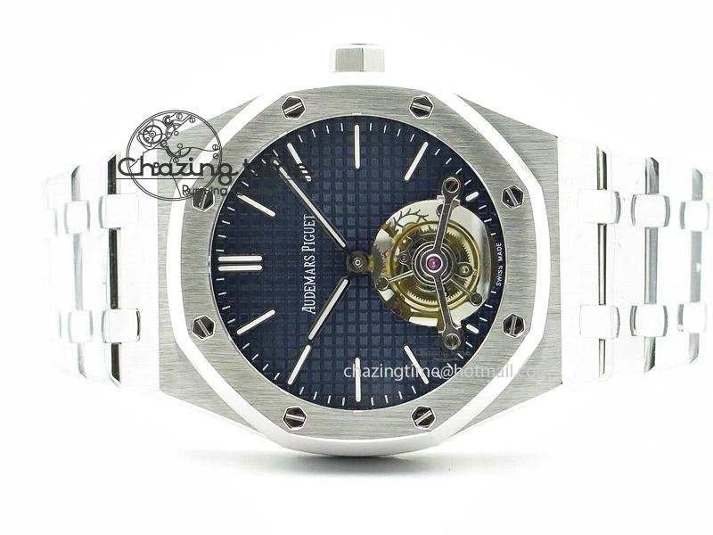 Royal Oak 41mm Tourbillon SS Blue Dial on SS Bracelet