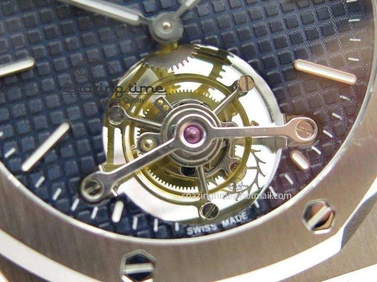Royal Oak 41mm Tourbillon SS Blue Dial on SS Bracelet