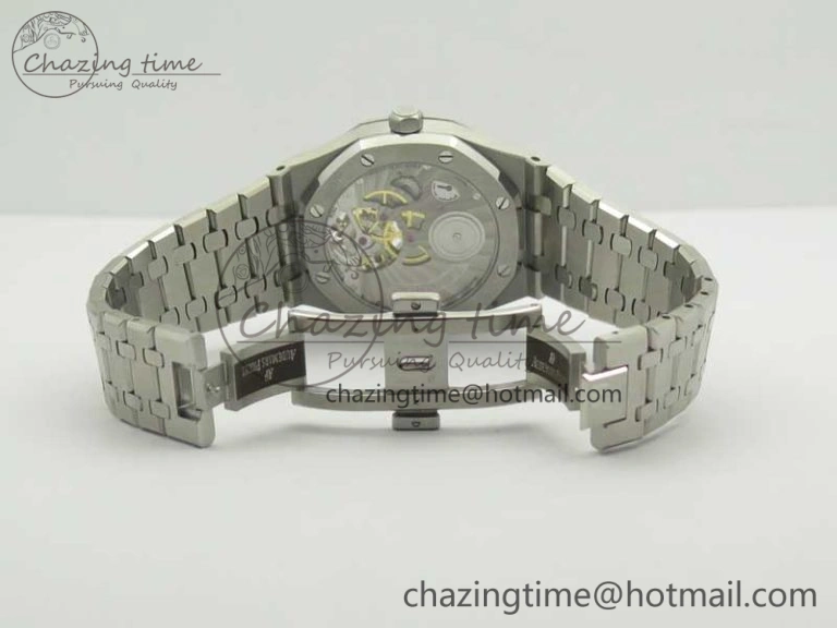 Royal Oak 41mm Tourbillon SS R8 Best Edition Blue Dial on SS Bracelet