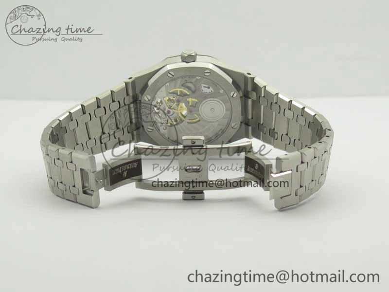 Royal Oak 41mm Tourbillon SS R8 Best Edition Blue Dial on SS Bracelet