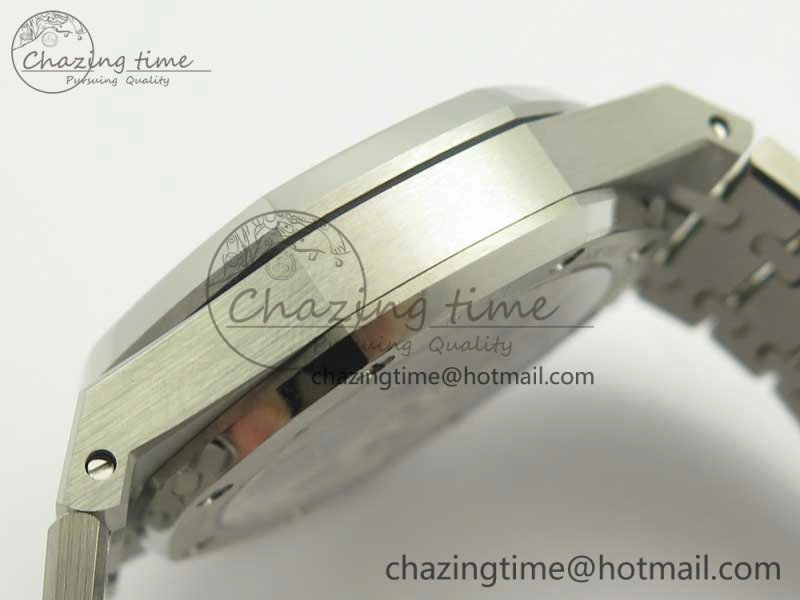 Royal Oak 41mm Tourbillon SS R8 Best Edition Purple Dial on SS Bracelet