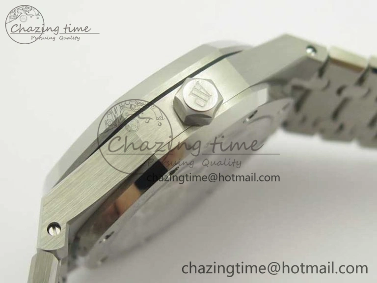 Royal Oak 41mm Tourbillon SS R8 Best Edition Purple Dial on SS Bracelet