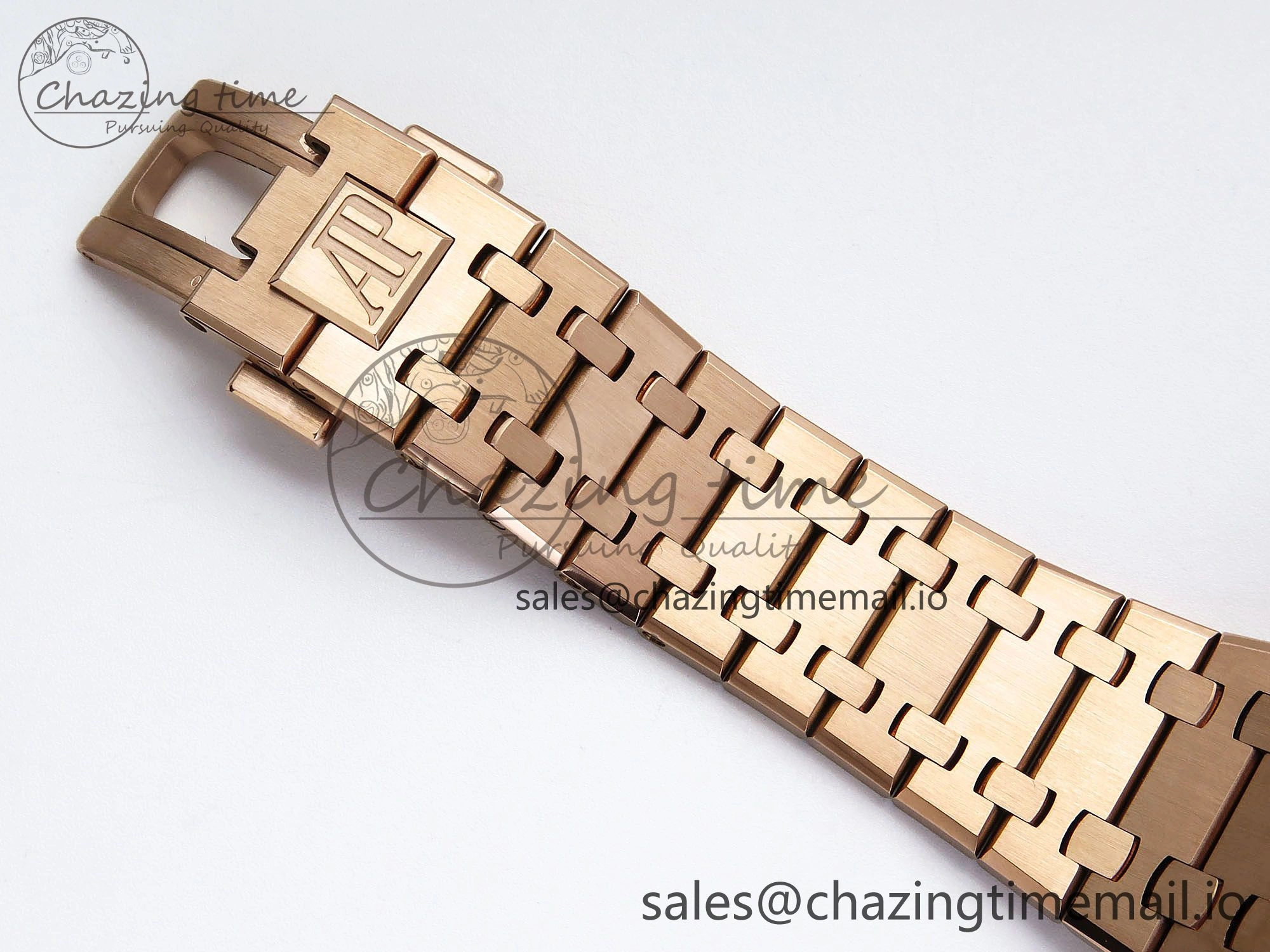 Royal Oak Chrono 26240 APSF 1:1 Best Edition Blue RG Dial on RG Bracelet SA4401 Super Clone