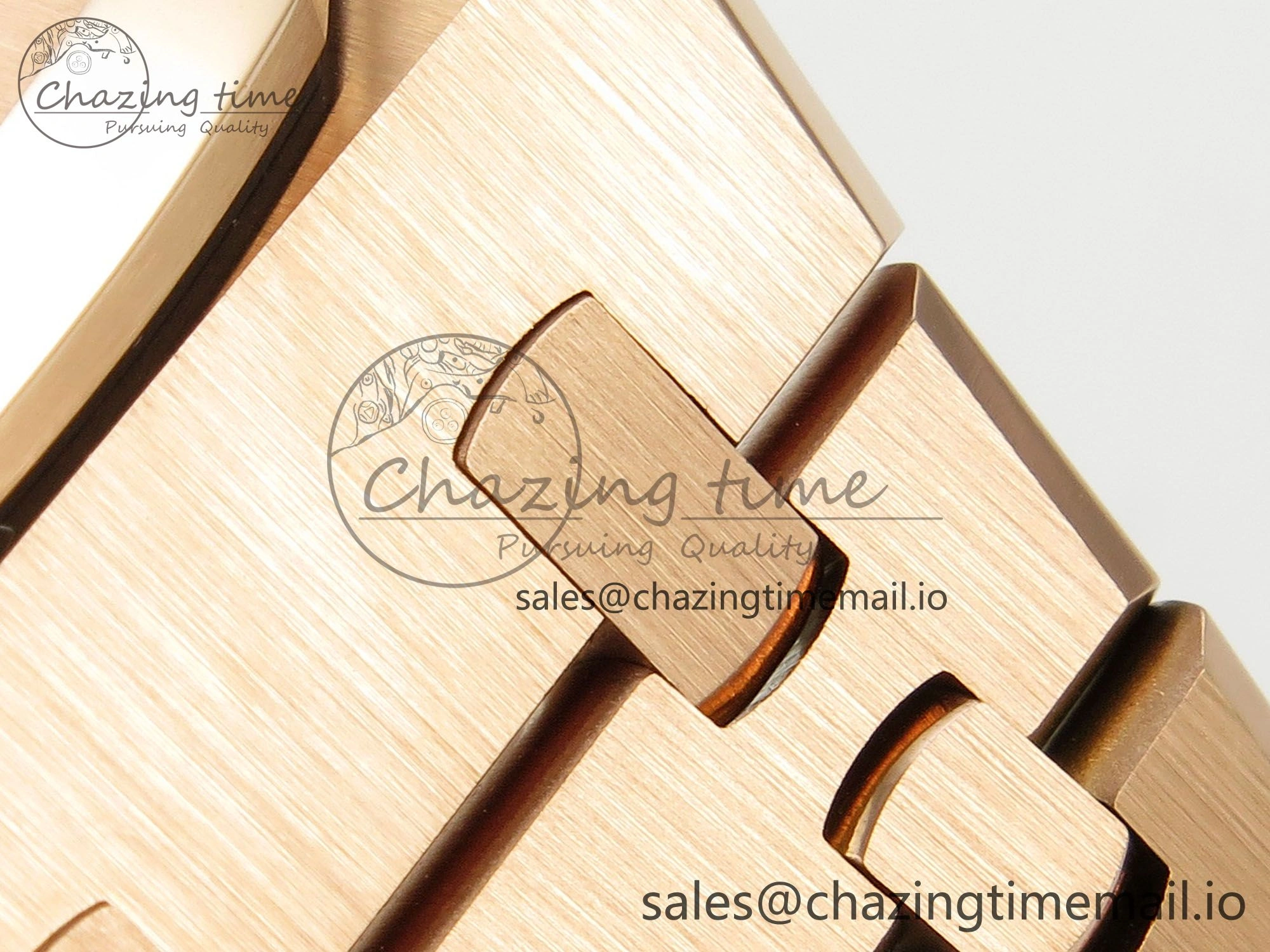 Royal Oak Chrono 26240 APSF 1:1 Best Edition Brown RG Dial on RG Bracelet SA4401 Super Clone