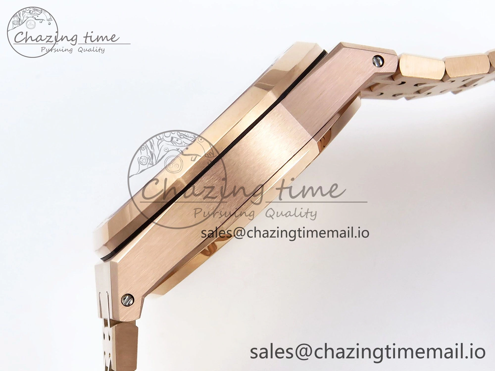 Royal Oak Chrono 26240 APSF 1:1 Best Edition Brown RG Dial on RG Bracelet SA4401 Super Clone