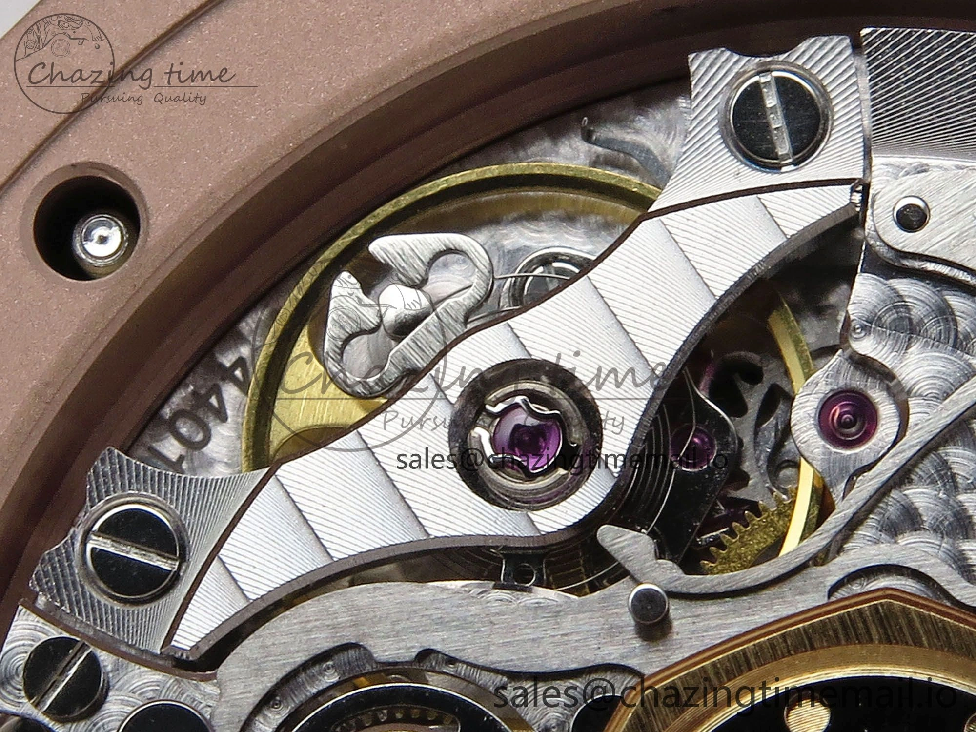 Royal Oak Chrono 26240 APSF 1:1 Best Edition Brown RG Dial on RG Bracelet SA4401 Super Clone