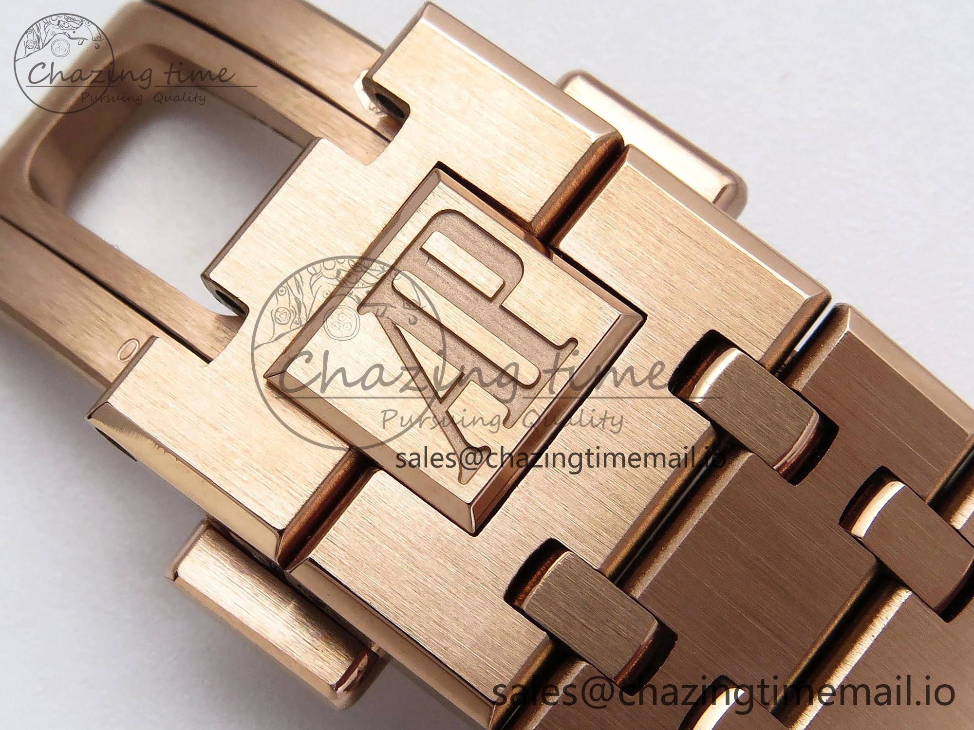 Royal Oak Chrono 26240 APSF 1:1 Best Edition Brown RG Dial on RG Bracelet SA4401 Super Clone