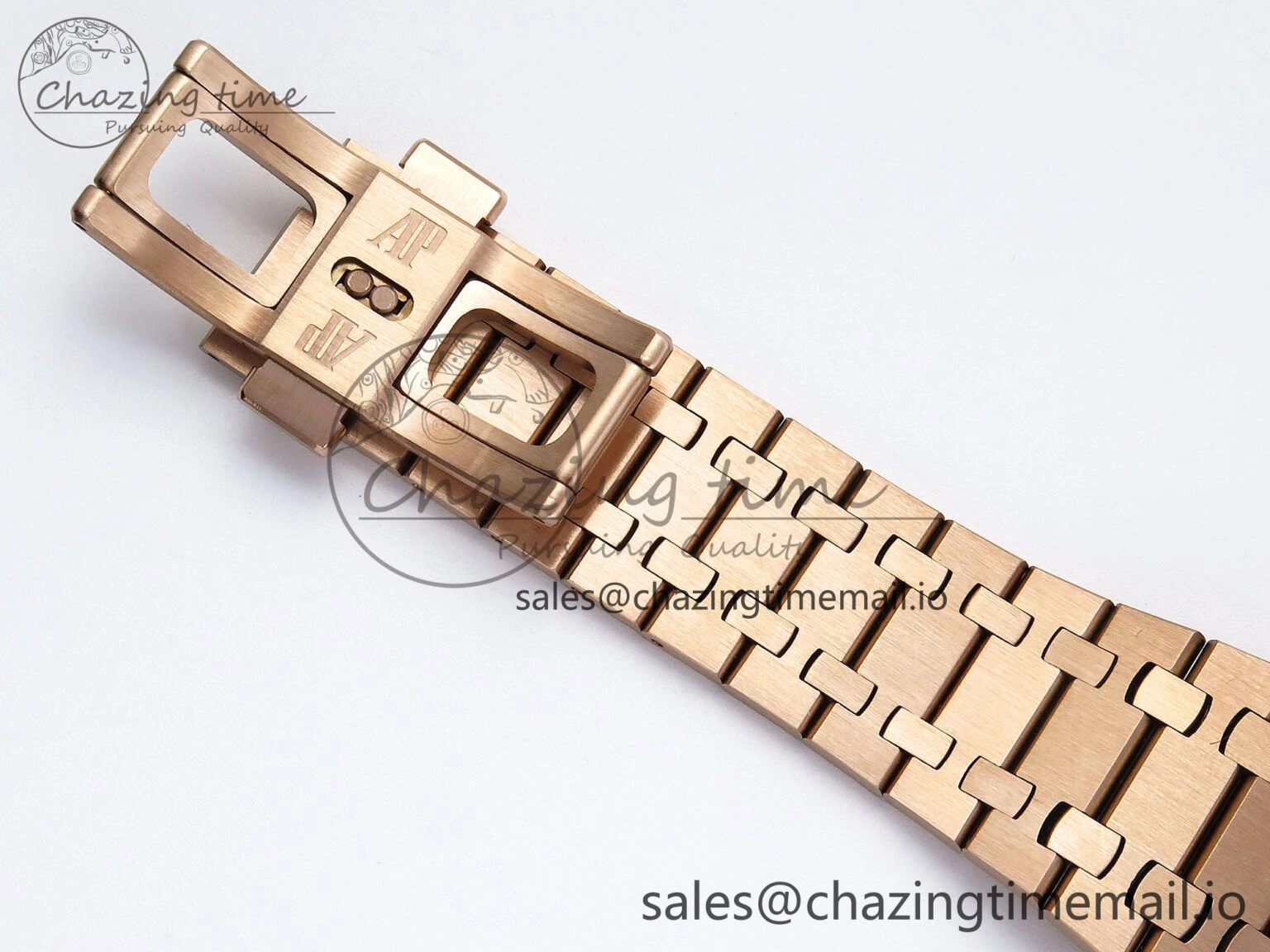 Royal Oak Chrono 26240 APSF 1:1 Best Edition Brown RG Dial on RG Bracelet SA4401 Super Clone