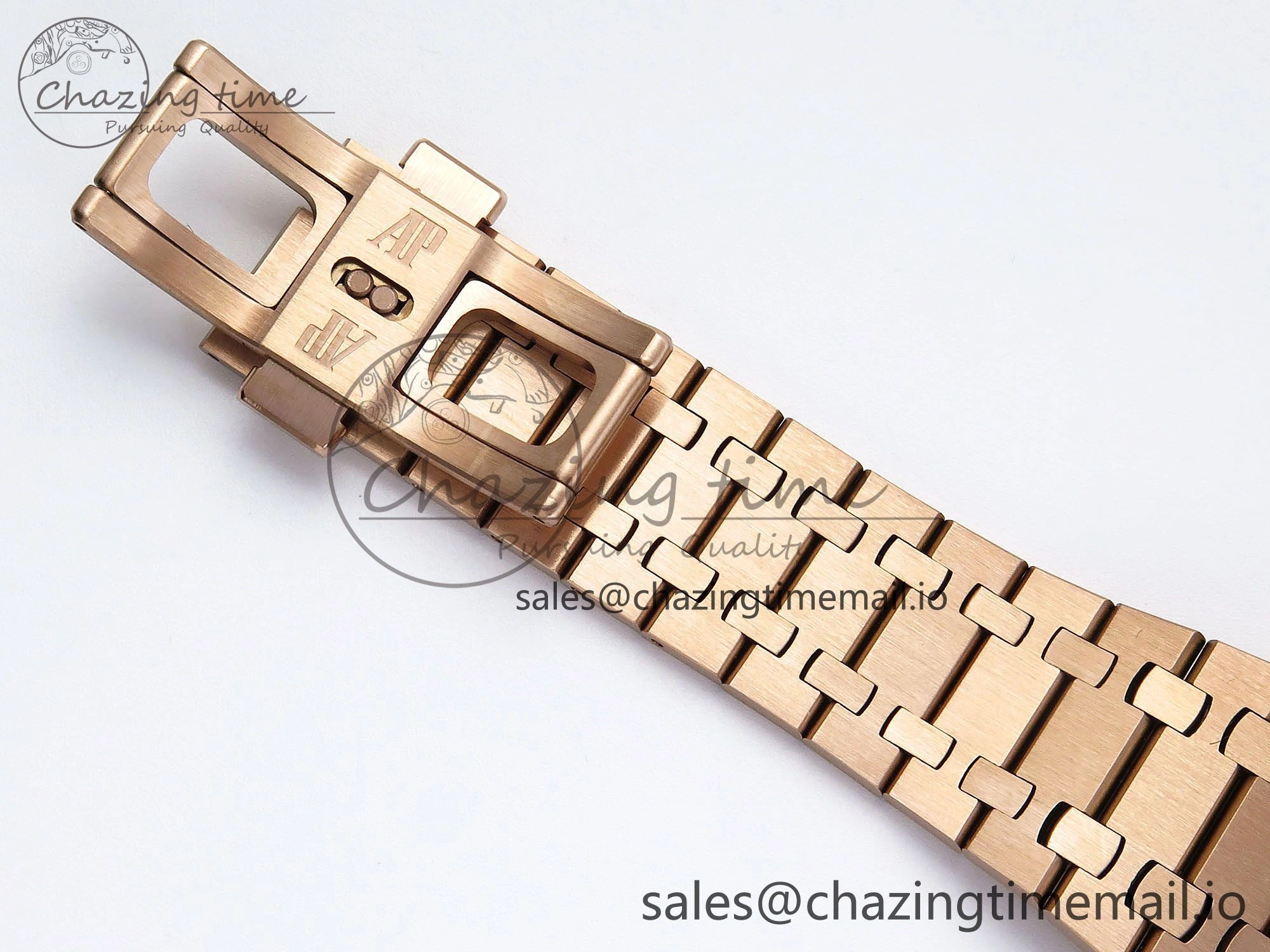 Royal Oak Chrono 26240 APSF 1:1 Best Edition Brown RG Dial on RG Bracelet SA4401 Super Clone