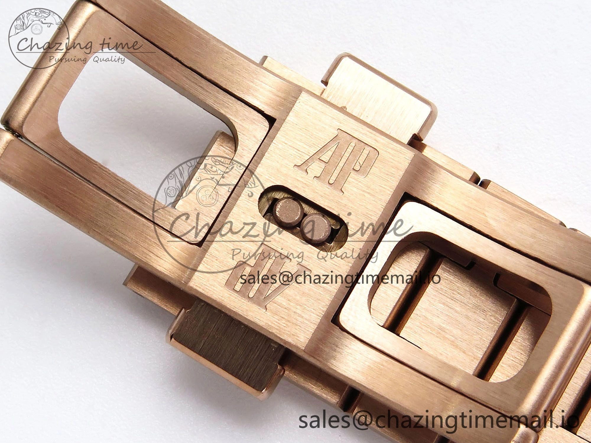 Royal Oak Chrono 26240 APSF 1:1 Best Edition Brown RG Dial on RG Bracelet SA4401 Super Clone