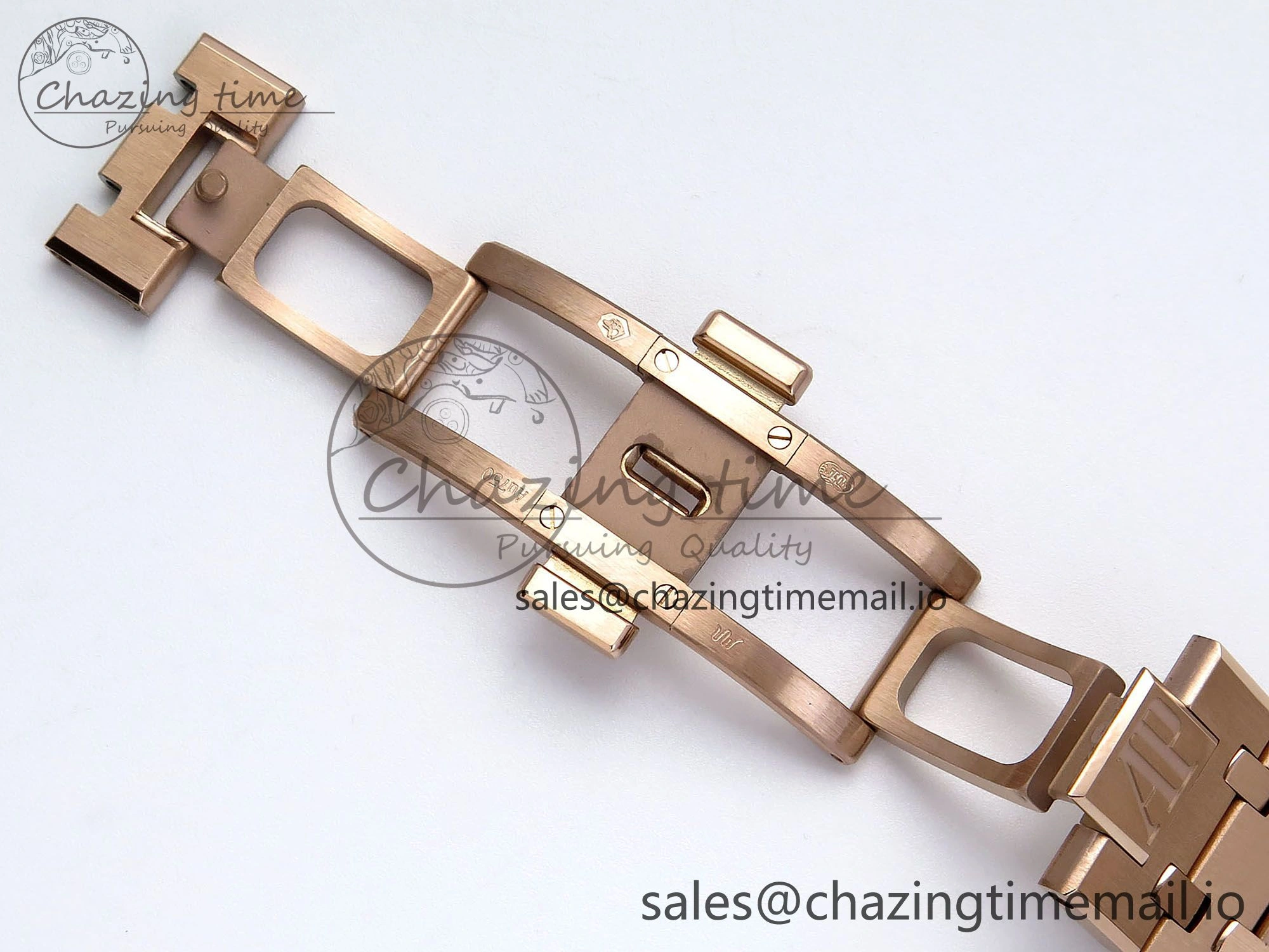 Royal Oak Chrono 26240 APSF 1:1 Best Edition Brown RG Dial on RG Bracelet SA4401 Super Clone