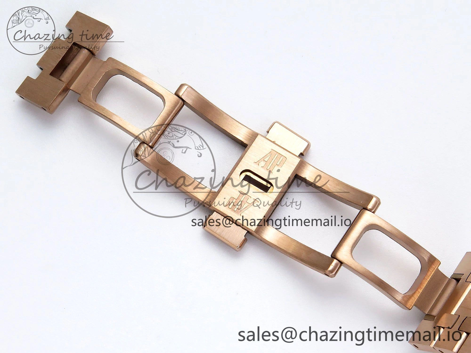 Royal Oak Chrono 26240 APSF 1:1 Best Edition Brown RG Dial on RG Bracelet SA4401 Super Clone