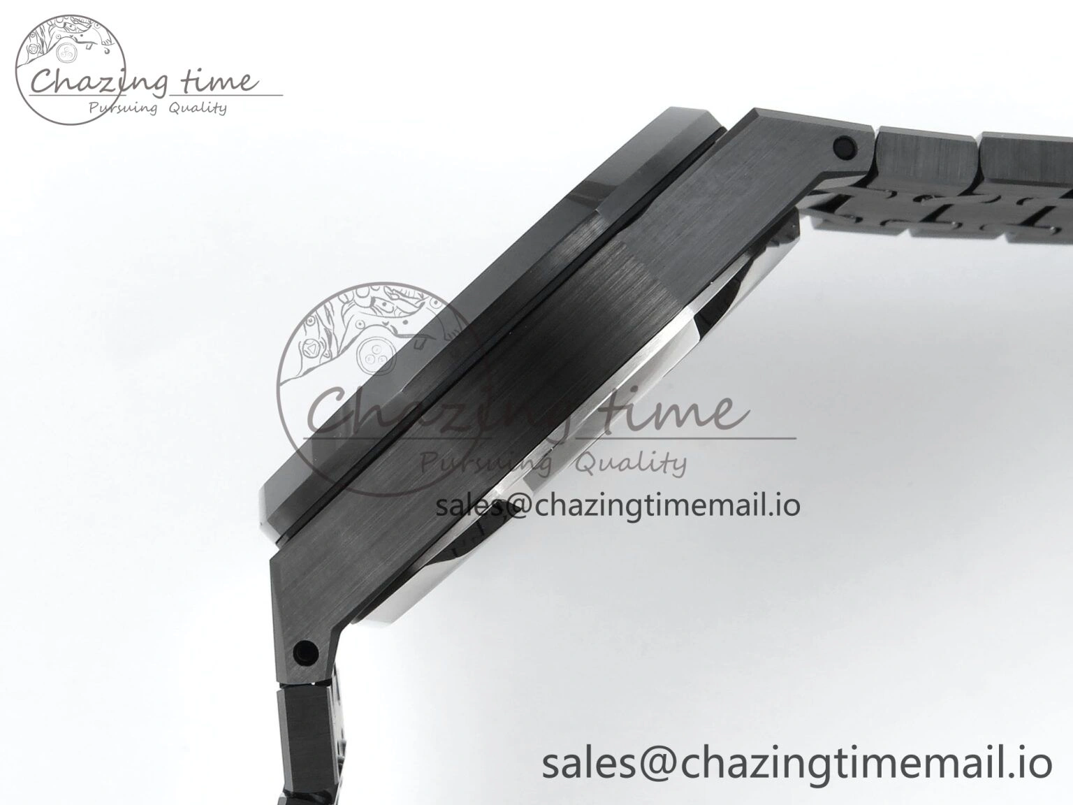 Royal Oak Chrono 26240 Black Ceramic APSF 1:1 Best Edition on Ceramic Bracelet SA4401 Super Clone