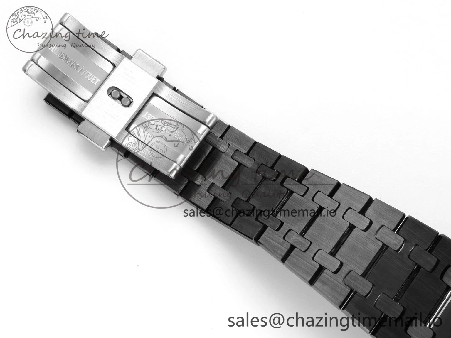 Royal Oak Chrono 26240 Black Ceramic APSF 1:1 Best Edition on Ceramic Bracelet SA4401 Super Clone