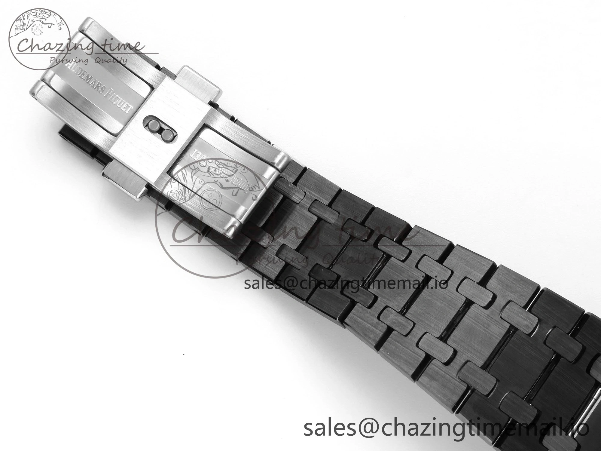 Royal Oak Chrono 26240 Black Ceramic APSF 1:1 Best Edition on Ceramic Bracelet SA4401 Super Clone