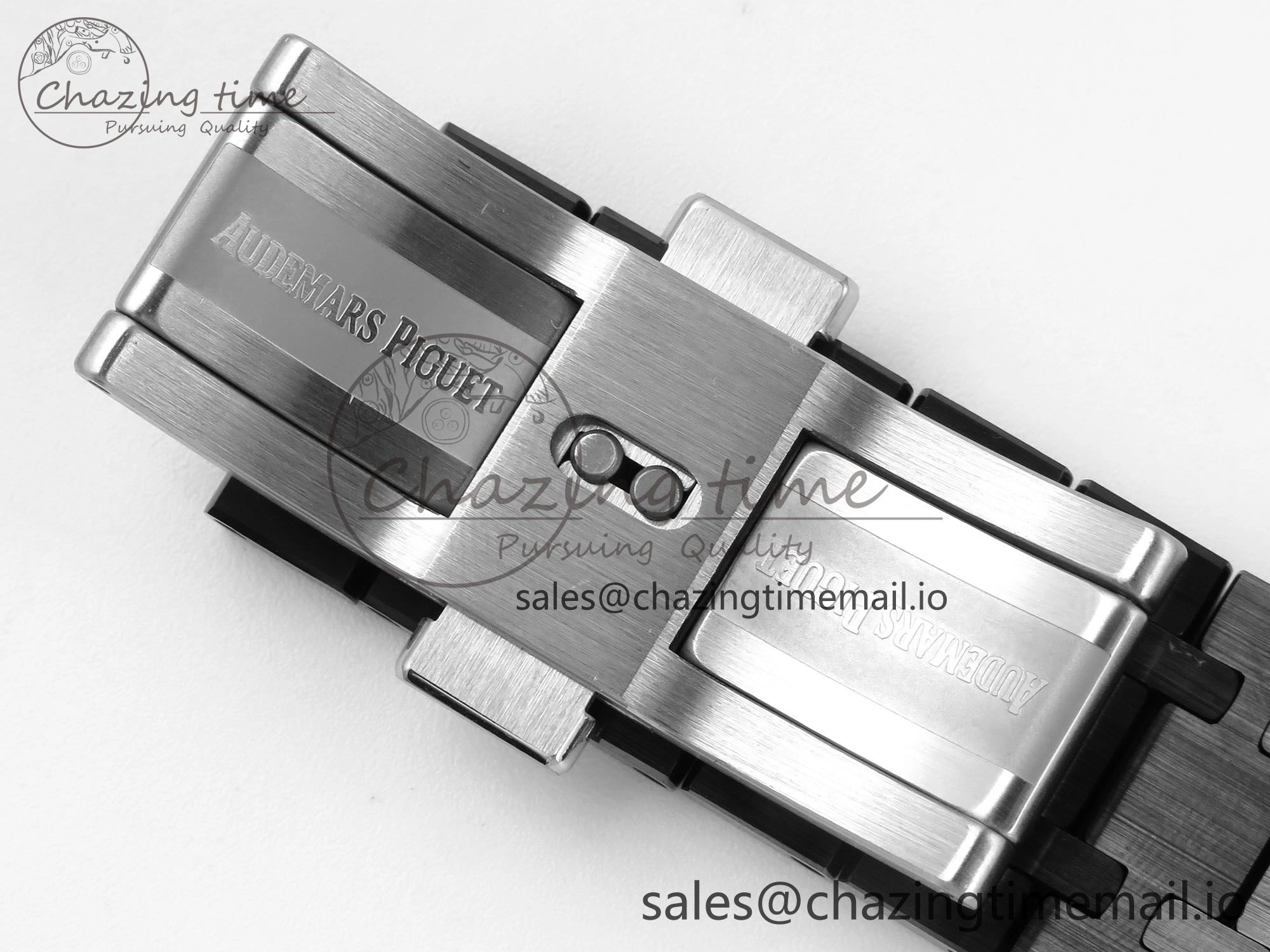 Royal Oak Chrono 26240 Black Ceramic APSF 1:1 Best Edition on Ceramic Bracelet SA4401 Super Clone